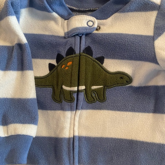 🎉💙Bundle Carter’s Sleepers, 4 Fleece, Boys, Size 6m - Picture 5 of 12